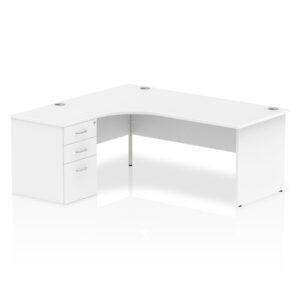 Impulse Panel End Crescent Desk Workstation - Image 35