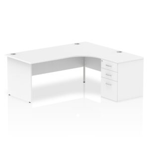 Impulse Panel End Crescent Desk Workstation - Image 47
