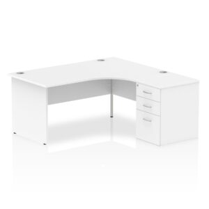 Impulse Panel End Crescent Desk Workstation - Image 23