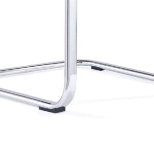 Mien High Back Leather Cantilever Visitor Office Chair - Image 10