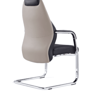 Mien High Back Leather Cantilever Visitor Office Chair - Image 5