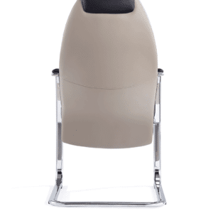 Mien High Back Leather Cantilever Visitor Office Chair - Image 7