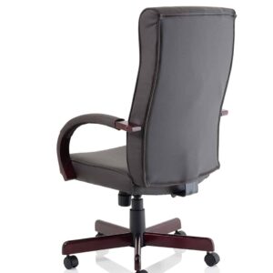 Chesterfield High Back Leather Executive Office Chair with Arms - Image 23