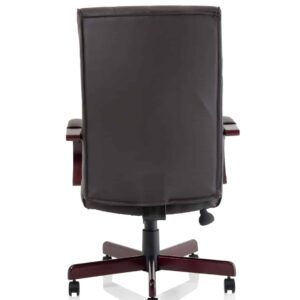 Chesterfield High Back Leather Executive Office Chair with Arms - Image 24