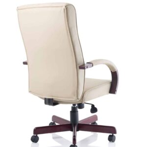 Chesterfield High Back Leather Executive Office Chair with Arms - Image 36