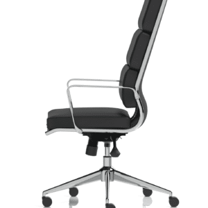 Savoy High Back Executive Black Leather Office Chair with Arms - Image 5