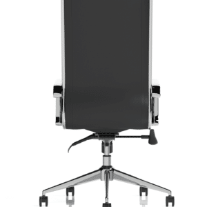 Savoy High Back Executive Black Leather Office Chair with Arms - Image 7