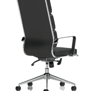 Savoy High Back Executive Black Leather Office Chair with Arms - Image 8