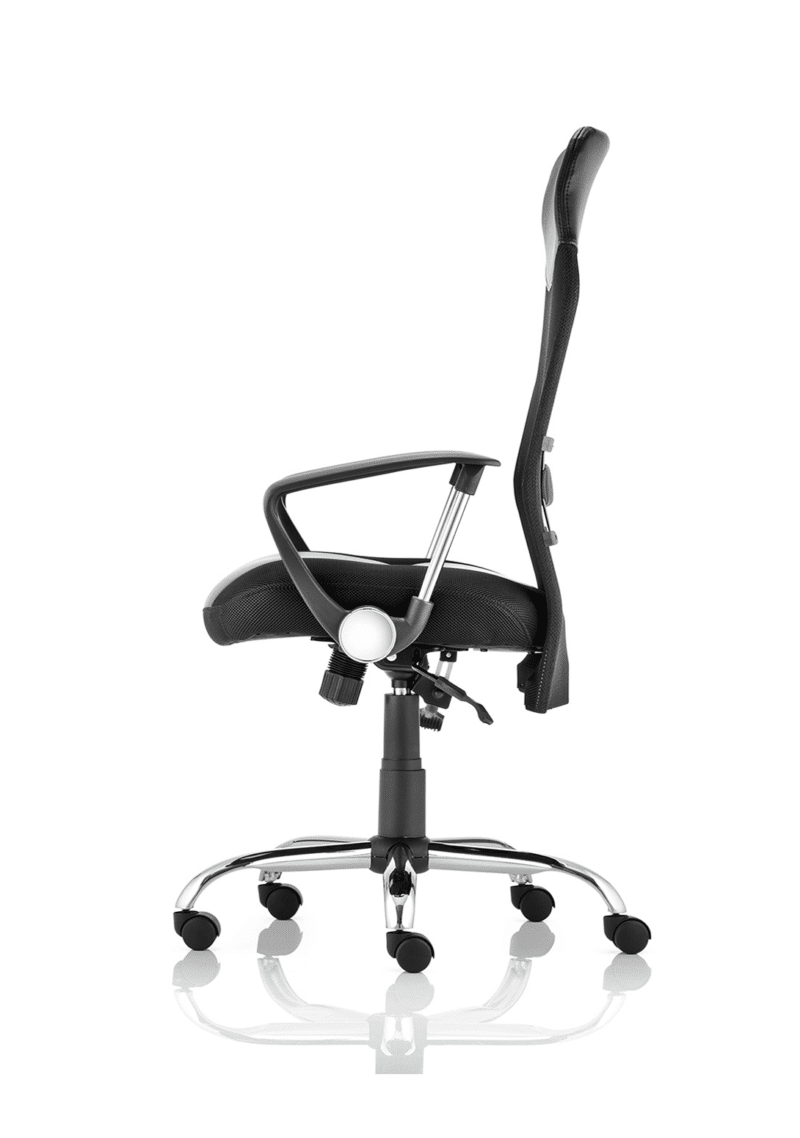 Vegas High Back Black Executive Office Chair with Arms - Image 4