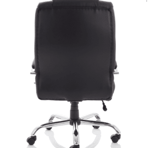 Texas High Back Heavy Duty Executive Black Leather Office Chair with Arms - Image 3