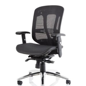 Mirage II Mesh Back Task Operator Office Chair with Height Adjustable Arms - Image 12