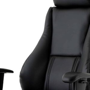 Winsor Medium Back Executive Black Leather Office Chair with Arms - Image 31