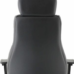 Winsor Medium Back Executive Black Leather Office Chair with Arms - Image 28