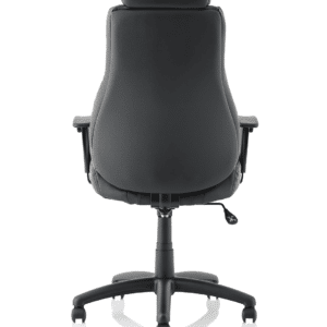 Winsor Medium Back Executive Black Leather Office Chair with Arms - Image 6