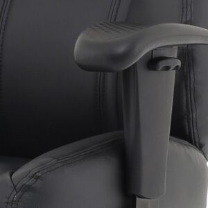 Winsor Medium Back Executive Black Leather Office Chair with Arms - Image 35