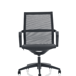 Lula Medium Mesh Back Executive Office Chair with Arms - Image 2