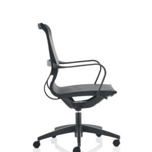 Lula Medium Mesh Back Executive Office Chair with Arms - Image 8