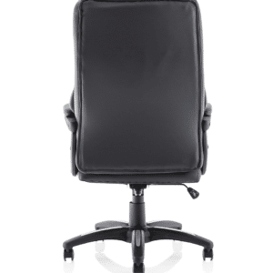Stratford High Back Executive Black Leather Office Chair with Arms - Image 6