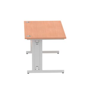 Impulse 1600mm Straight Desk Cable Managed Leg - Image 15