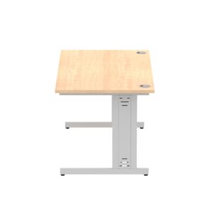 Impulse 1600mm Straight Desk Cable Managed Leg - Image 40