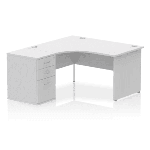 Impulse Panel End Crescent Desk Workstation - Image 79