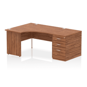 Impulse Panel End Crescent Desk Workstation - Image 68