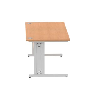 Impulse 1600mm Straight Desk Cable Managed Leg - Image 43