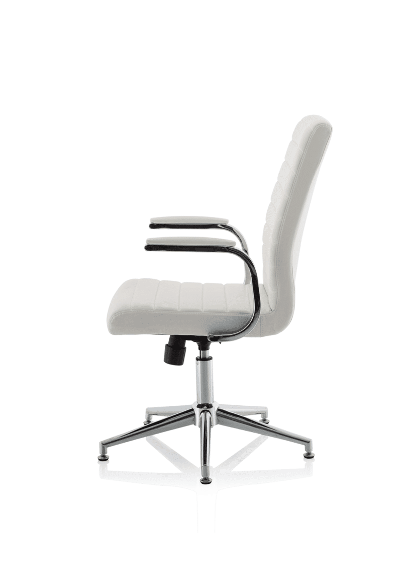 Ezra Medium Back Leather Executive Office Chair with Arms - Image 51
