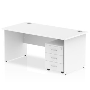 Impulse Panel End Straight Desk With Mobile Pedestal - Image 12