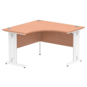 Impulse 1200mm Cable Managed Leg Corner Desk - Image 2
