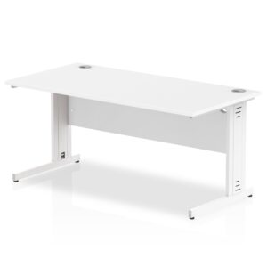 Impulse 1600mm Straight Desk Cable Managed Leg - Image 12