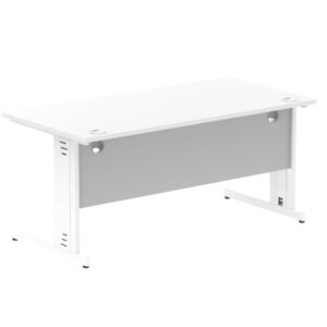 Impulse 1600mm Straight Desk Cable Managed Leg - Image 81
