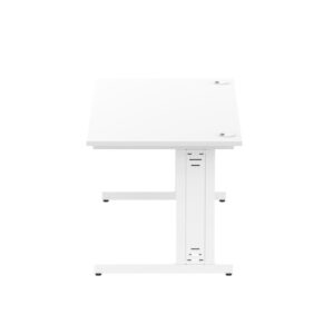 Impulse 1600mm Straight Desk Cable Managed Leg - Image 82