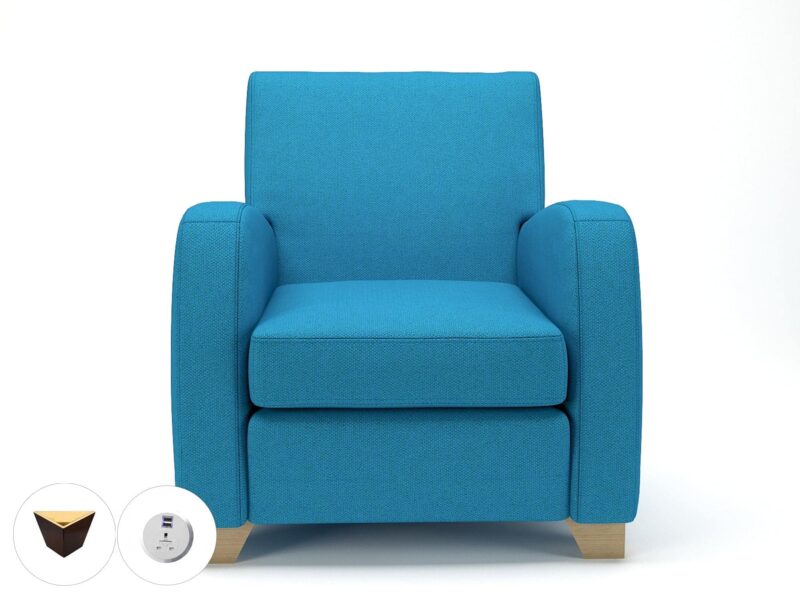 Wynne 81cm Wide Armchair in Camira Era Fabric - Image 23