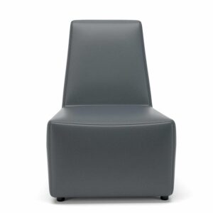 Pella 65cm Wide Chair in Cristina Marrone Ultima Faux Leather - Image 2
