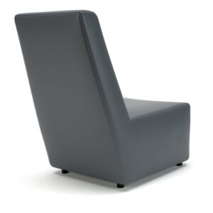 Pella 65cm Wide Chair in Cristina Marrone Ultima Faux Leather - Image 3
