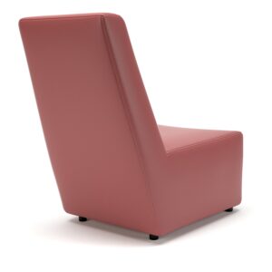 Pella 65cm Wide Chair in Cristina Marrone Ultima Faux Leather - Image 9