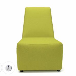 Pella 65cm Wide Chair in Warwick Dolly Fabric with Socket - Image 2