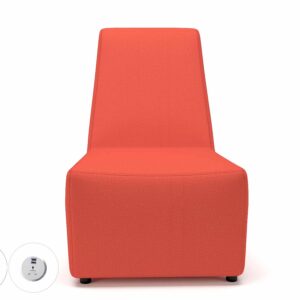 Pella 65cm Wide Chair in Warwick Dolly Fabric with Socket - Image 14