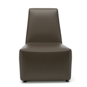 Pella 65cm Wide Chair in Cristina Marrone Ultima Faux Leather - Image 14