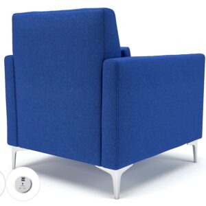 Roselle 90cm Wide Armchair in Camira Era Fabric with Socket - Image 51