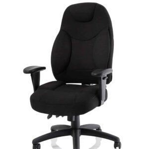 Galaxy Medium Back Task Operator Office Chair with Adjustable Arms - Image 4