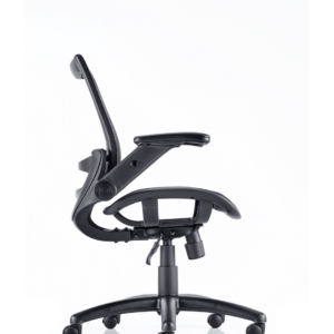 Fuller Medium Mesh Back Task Operator Office Chair with Folding Arms - Image 2