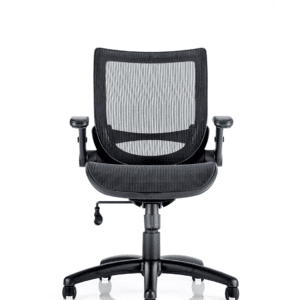 Fuller Medium Mesh Back Task Operator Office Chair with Folding Arms - Image 4
