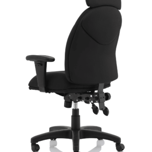 Jet High Back Black Fabric Task Operator Office Chair - Image 5
