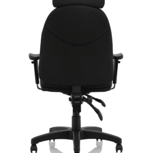 Jet High Back Black Fabric Task Operator Office Chair - Image 6