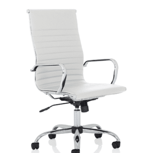Nola Black Leather Executive Office Chair with Arms - Image 18