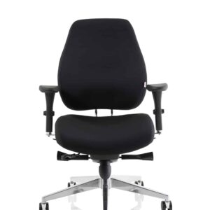 Chiro Plus High Back Ergonomic Posture Chair Black with Arms - Image 2