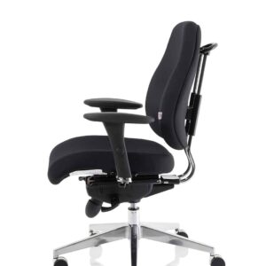 Chiro Plus High Back Ergonomic Posture Chair Black with Arms - Image 4
