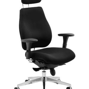 Chiro Plus High Back Ergonomic Posture Chair Black with Arms - Image 9